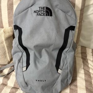 The North Face Vault Backpack in Gray and Black